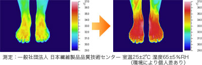 赤外線サーモグラフィ写真